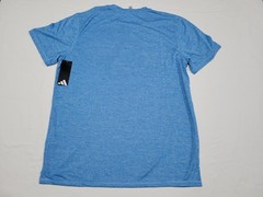 Adidas Men’s Tech Tee Short Sleeve Sports -Running Training Shirt Blue Crew