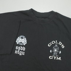 Darc Sport Gold’s Gym On Fire Wolves Premium Tee Men’s Size M Black LCTT001