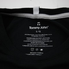 Tommy John Short Sleeve Shirt Men’s Black Used L