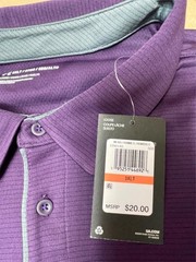 Under Armour Men’s Polo Tee Golf T-Shirt 3XL Purple XXXL