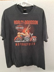 Harley Davidson Graphic Shirt Lot Of 6 Size XL Motorcycle Shirts & Patch