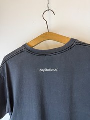 Vintage 2000s PlayStation 2 Shirt Video Game Promo PS2 Sun Faded Tee Size L
