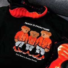 Shirt Match Foamposite Habanero Red Foam – Foam Family Tee