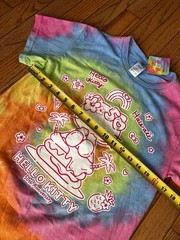 Hello Kitty Hawaii 50th Anniversary Tie Dye Shirt Unisex Small Exclusive NWT