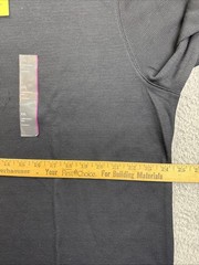 All In Motion Shirt Mens XXL Black Waffle Henley Thermal Long Sleeve NWT