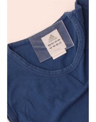 Adidas Mens Vest Top UK 36/38 Small Blue Cotton JG10