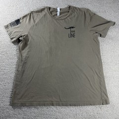 Nine Line Land of the Free T-shirt Patriotic Graphic Beige USA Men’s Size XL