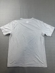 Tuckernuck Mens Gale Gray Tee Peter Millar Medium UPF 50 Short Sleeve Crewneck
