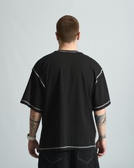 Oversized T-shirt OGONPUSHKA Chix black