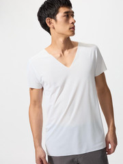 UNIQLO Men AIRism Deodorant Mesh V-Neck T-shirt Dry, Deodorant, and Cool Touch
