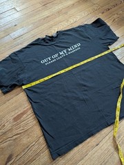 Vintage No Boundaries Out Of My Mind Please Leave A Message T Shirt Size L Black