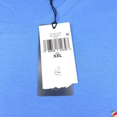 Polo Ralph Lauren T-Shirt Mens XXL Custom Slim Fit Blue Real Pony Crew Pima Soft
