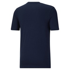 PUMA Essentials Crew Neck Short Sleeve T-Shirt Mens Blue Casual Tops 67746306