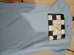 Peter Millard T-shirts Size X S And S Blue And Gray Stretchable Pima Cotton