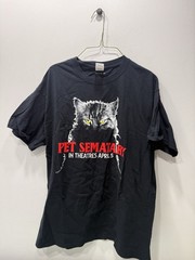 Pet Sematary Remake RARE 2019 Black Promo T-Shirt Sz L Horror Stephen King