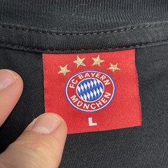 FC Bayern Munich Mia San Dahoam Men’s Size L Large 2012 Black T-Shirt VGC Shirt