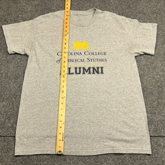 Alumni Carolina College of Biblical Studies T Shirt Adult Medium Gray Tee