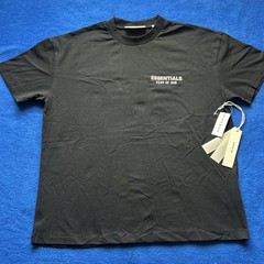 Fear of God ESSENTIALS Jet Black Logo T-Shirt Size XL