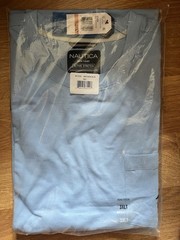 Nautica Men’s 3xl Pocket T Shirt..Sky Blue