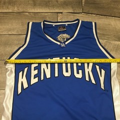 Blue Colosseum Kentucky Wildcats NCAA Basketball Jersey Uniform Size XL Vintage