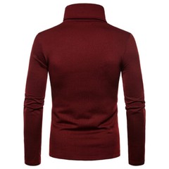 Mens Stretch High Turtle Neck Roll Shirt Long Sleeve Winter Warm Jumper Tops ⇓
