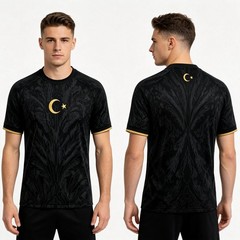 Turkish Flag Football T-Shirt 2026 Polyester Breathable Quick Dry