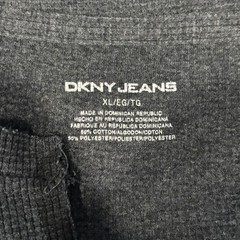DKNY Jeans Men Thermal Shirt Eagle Oversized XL Goth Grunge Biker Y2K 21078
