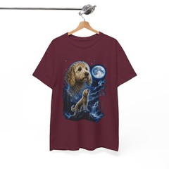 Maltipoo Howling To The Moon Funny Dog Lover Comfort Tee