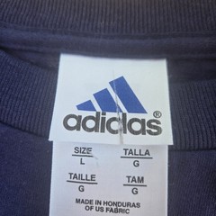 Adidas Men’s Logo Tee Top Athletic Blue Gym Shirt Size Large New without Tags
