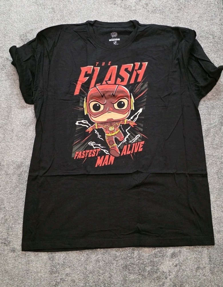 Funko Pop! T-Shirt – The Flash (Size: XLarge) | FREE SHIPPING