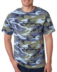 Men’s Camo short sleeve T-Shirt 6 patterns Sm To 4x