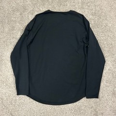 BYLT Long Sleeve Shirt Lux XL Black Drop Cut Premium Basics Athletic Fit