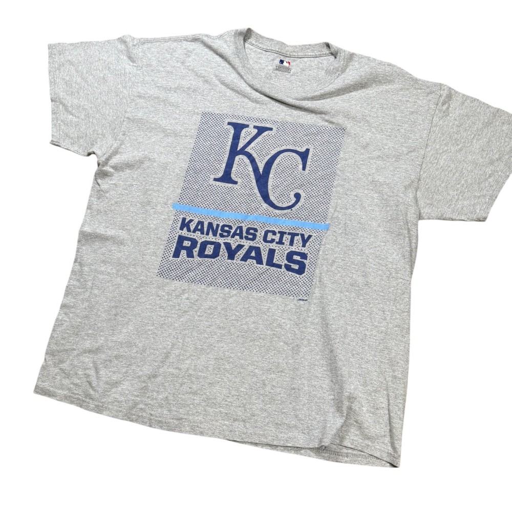 Vintage Single Stitch Kansas City Royals T-Shirt Graphic Print Baseball Tee XL