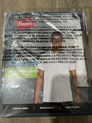 Hanes Mens Ultimate X-Temp Mesh Undershirt 4-Pack, S, White