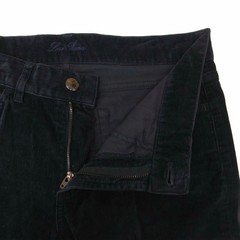 Loro Piana Corduroy Pants Fine Rims 44 Full Length Center Press Navy KB ECG004