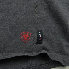 Ariat Shirt Mens Extra Large Gray Henley FR Fire Resistant Cat 2 Workwear