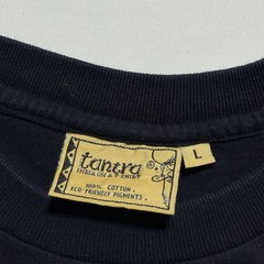 Tantra India Elephant Man Graphic Tee Black Size L Eco-Friendly Cotton