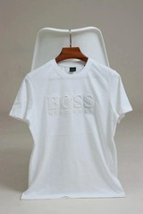 Hugo Boss Men’s Short Sleeve BOSS Tiburt Solid Cotton Crew New Arrivals