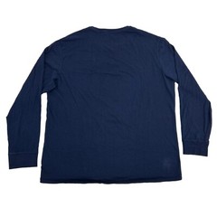 Polo Ralph Lauren Shirt Men’s XL Navy Blue Crest Logo Custom Slim Fit Crew Neck