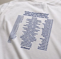 Vintage 2003 Locomotion Train Graphic Marching Band Tour T-Shirt 3XL