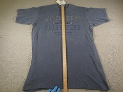 Vintage Pepsi Shirt Mens XL Blue 100 Percent Guaranteed Soda Graphic 90s USA