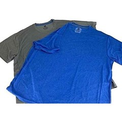 XXL – Hanes Men’s X-Temp Performance Cool Crew T-Shirts, 2 Pack Grey/Royal