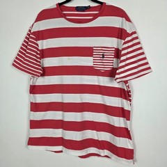Polo Ralph Lauren Classic Fit Striped Preppy Mens Large Short Sleeve T Shirt