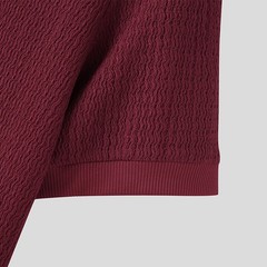 Handsome Men Mock Turtleneck Pullover T-Shirt Tops Knitted Sweater Short Sleeve