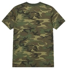 Vintage Tree Swing Woodland Camouflage T-shirt Mens Large Green Brown Tan Grunge