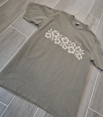 Vintage La Jolla California Nature Art Shirt 90’s Wrap Around Olive Large USA