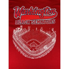 Headgear Classics Washington Black Senators Negro League T-Shirt Red Men’s Small