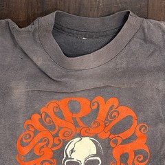 Vintage 1990 Easyriders Rodeo Tour T-Shirt Single Stitch Sun Faded Biker Skull L