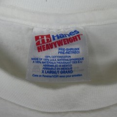 VINTAGE Waikiki Hawaii Men T-Shirt XL White Beach 90s Tee Single Stitch Hanes