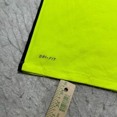 Nike Dri Fit T Shirt Neon Yellow Night of Nets Short Sleeve Mens Size Medium M